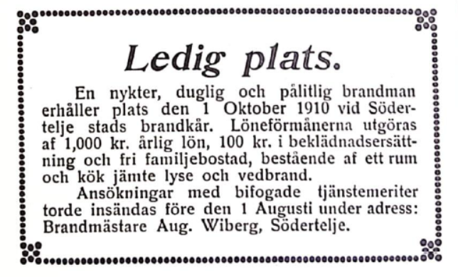 Ledig plats